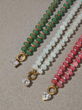 Annecy Boho Beaded CZ Necklace