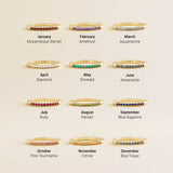 Birthstone Stackable Band