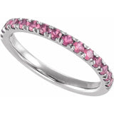 Birthstone Stackable Band