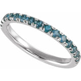 Birthstone Stackable Band
