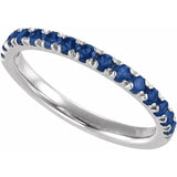 Birthstone Stackable Band