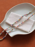 Lyric Faceted Bead Boho Necklace