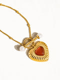 Havana 18K Vintage Heart Chain Necklace