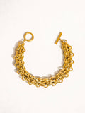Donni 18K Gold Bold Weave Bracelet