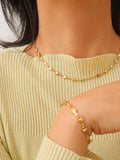 Madeleine Non-Tarnish Petite Heart Chain Bracelet, Necklace