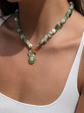 Cercey Stone Charm Necklace
