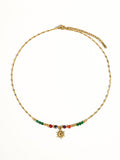 Olimpia Sun Necklace with Beads