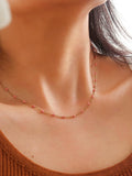 Soleil Beaded Chain Necklace