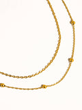 Pennie Layered Chain Anklets