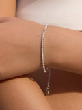Wildora CZ Tennis Chain Link Bracelet