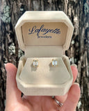 Emerald Cut Lab Diamond Studs