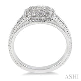 1/20 ctw Single Cut Diamond Ring in Sterling Silver