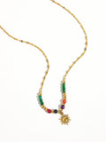 Olimpia Sun Necklace with Beads