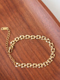 Forte 18K Gold Flat Chain Bracelet