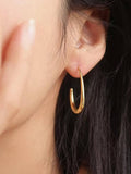 Cyril Open Hoop Earrings