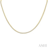 7.00 ctw Round Cut Diamond Tennis Necklace in 14K Yellow Gold