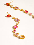 Islaine Multicolor CZ Drop Earrings