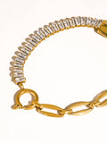 Benson Rhinestone Chain Bracelet
