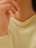 Madeleine Non-Tarnish Petite Heart Chain Bracelet, Necklace