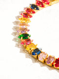 Starlight Multicolor CZ Chain Bracelet