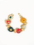 Elysian Boho Baroque Heart Bracelet