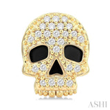 .15CTRDDM PETITE SKULL ER YG 10K-S*
