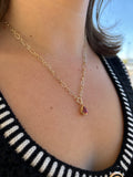 Pink Tourmaline Necklace