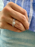 Round Shape Diamond Wedding Set