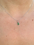 Chrome Tourmaline Charm