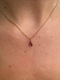 Pink Tourmaline Charm