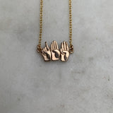 143 I Love You Necklace