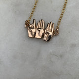 143 I Love You Necklace