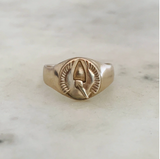 Pelican Signet Ring