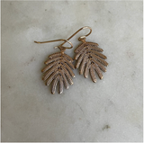 Mimosa Leaf Earrings