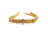 Champagne Net Star Bracelet