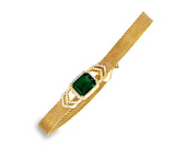 Champagne Net Emerald Bracelet