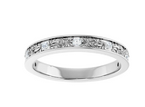 1/8ct Floral Diamond Band