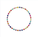 Sapphire Tennis Choker Necklace