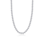 Articulated Bezel Tennis Necklace