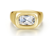 Double Bezel Signet Ring