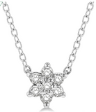 Flower Petite Diamond Fashion Pendant