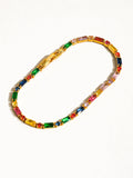 Shiloh 18K Gold Multicolor CZ Chain Bracelet