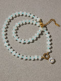 Annecy Boho Beaded CZ Necklace