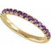 Birthstone Stackable Band