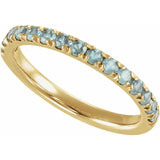 Birthstone Stackable Band
