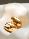 Elio Oval Droplet Earring