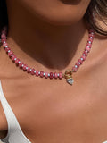 Annecy Boho Beaded CZ Necklace