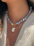 Cercey Stone Charm Necklace