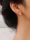 Adhara CZ Huggie Earrings