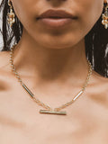 Eli 18K Gold Flat Chain Choker